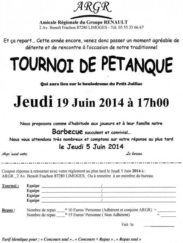 Bulletin d'insciption